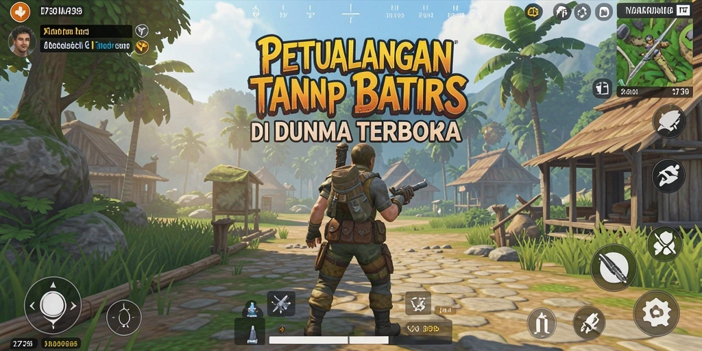Tangkapan layar gameplay menampilkan eksplorasi dunia terbuka yang menakjubkan.