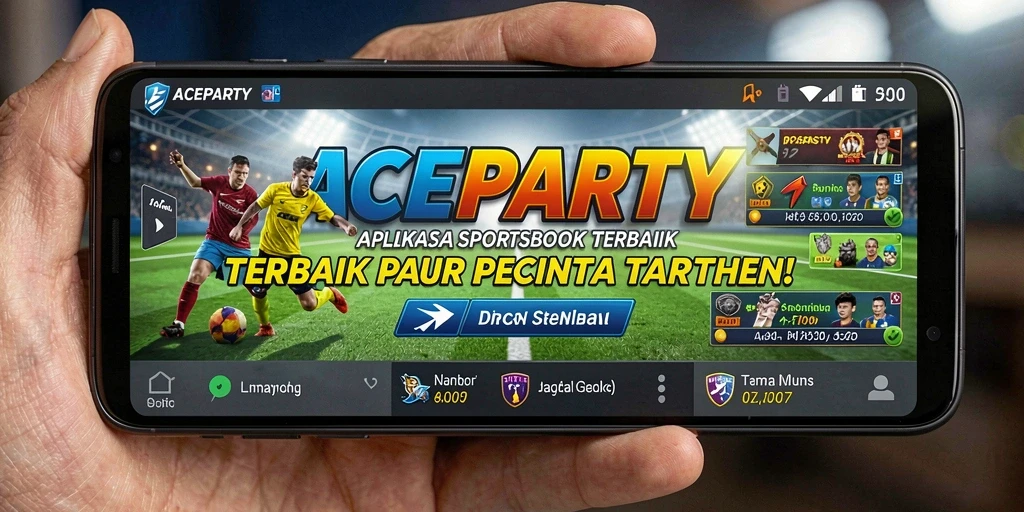 Tangkapan layar utama ACEPARTY menampilkan antarmuka taruhan yang menarik dan interaktif.