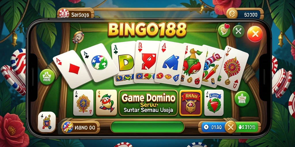 Screenshot BINGO188 menunjukkan gameplay menarik dari permainan Domino.