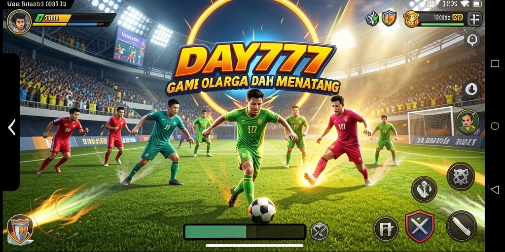 Tampilan gameplay DAY777 yang dinamis dan penuh aksi.