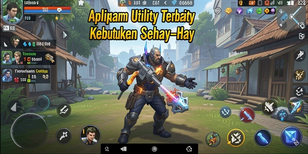 Tampilan utama G668 dengan fitur Utility yang lengkap.