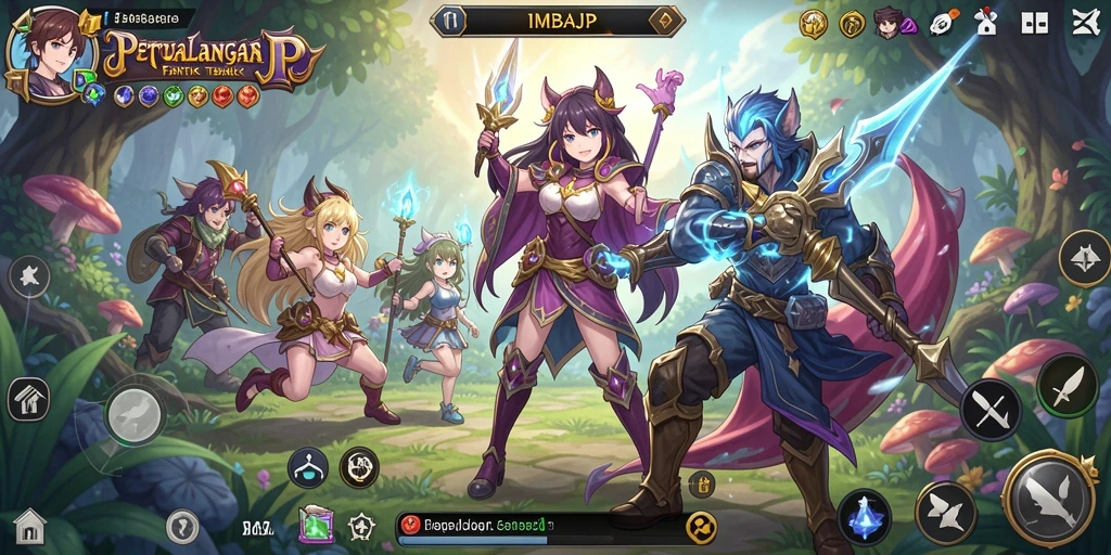 Tampilan menarik dari gameplay IMBAJP yang penuh aksi.