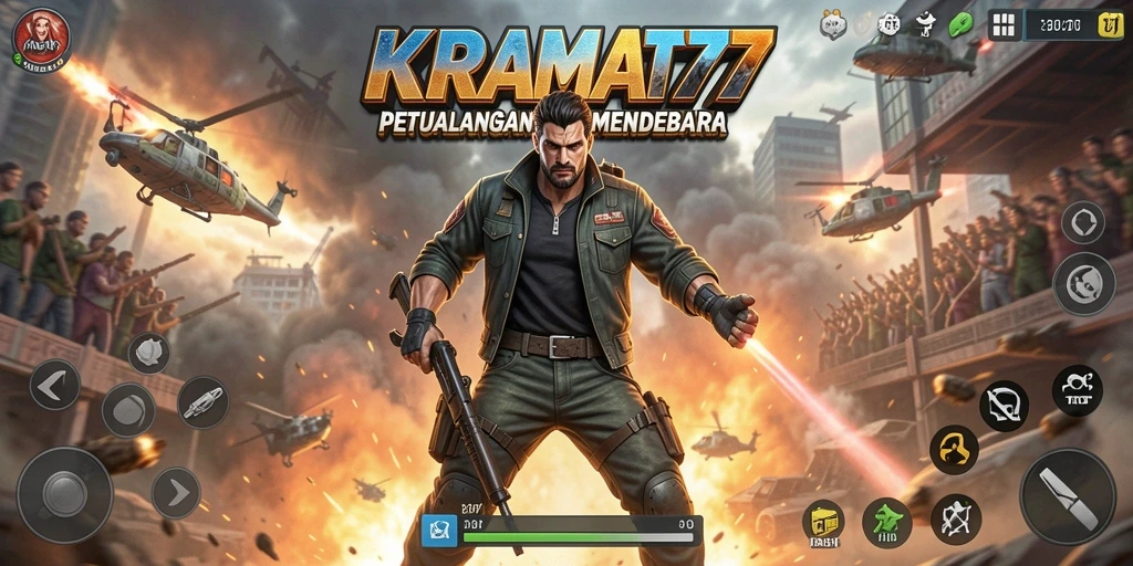 Tampilan gameplay KRAMAT77 yang mendebarkan dalam aksi.