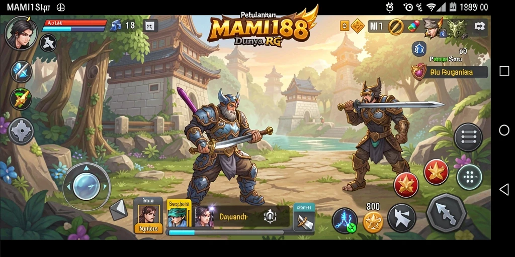 Gameplay RPG epik dalam MAMI188 yang penuh petualangan.
