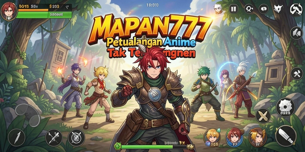 Tampilan menarik dari gameplay MAPAN777 yang penuh petualangan Anime.