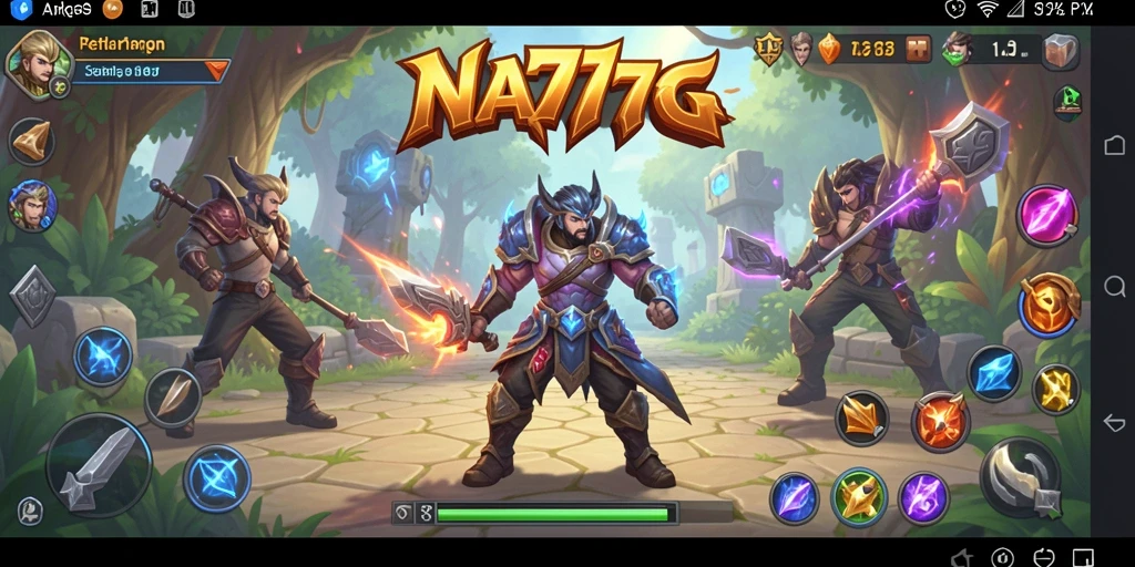 Tampilan gameplay menarik dari dunia fantasi NA777.