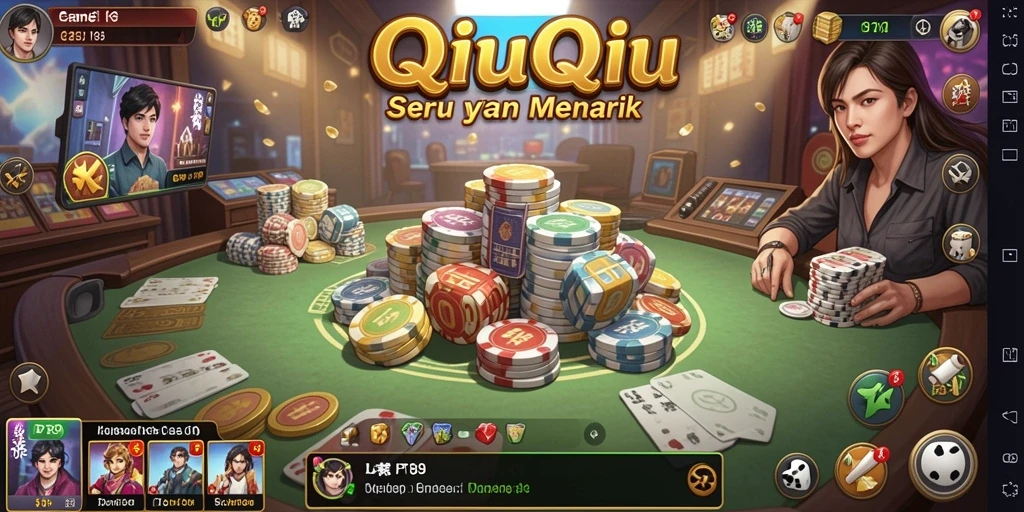 Screenshot gameplay PT89 yang menunjukkan aksi seru QiuQiu.
