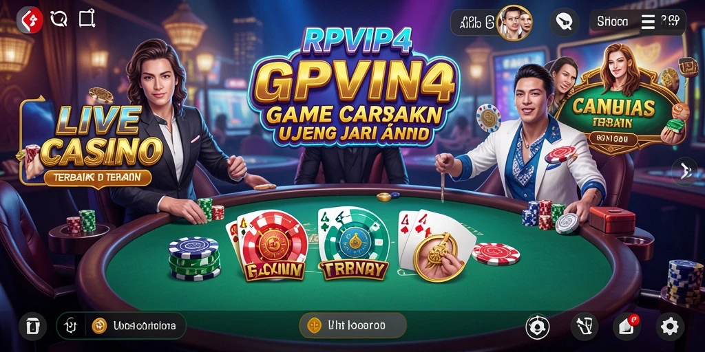 Tampilan screenshot RPVIP4 yang menampilkan gameplay Live Casino yang seru.