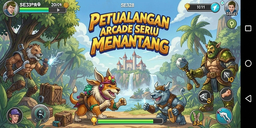 Tampilan menangkap momen seru dalam gameplay SE328.