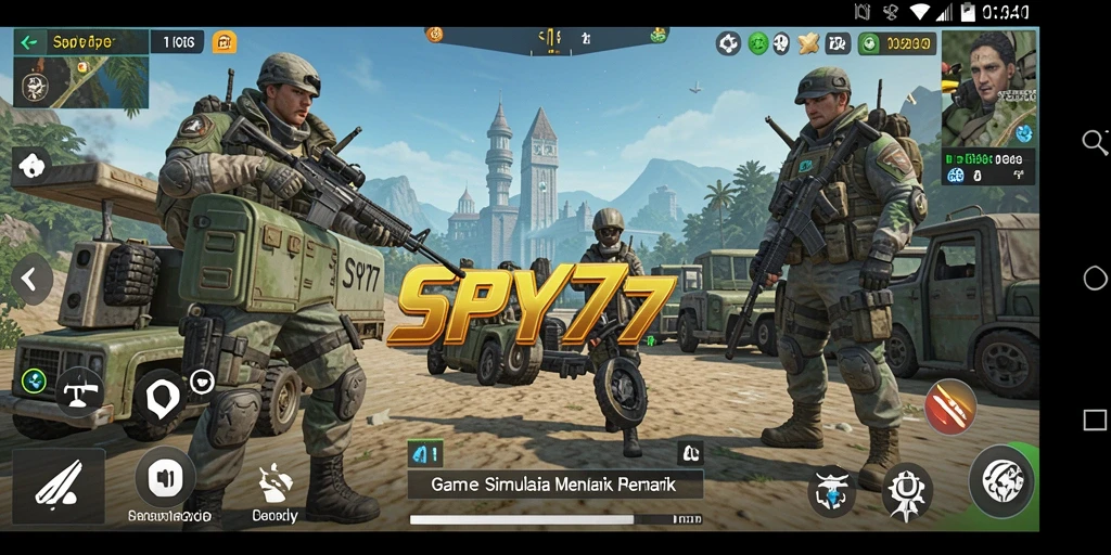 Screenshot gameplay SPY77 menunjukkan momen mendebarkan dalam permainan simulasi.