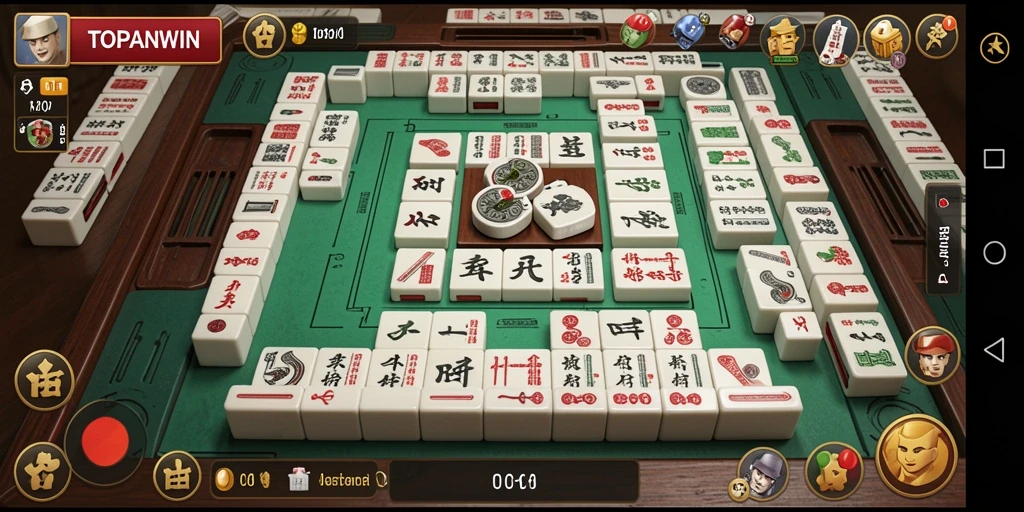 Gambaran gameplay TOPANWIN dengan desain menarik dan tantangan Mahjong.